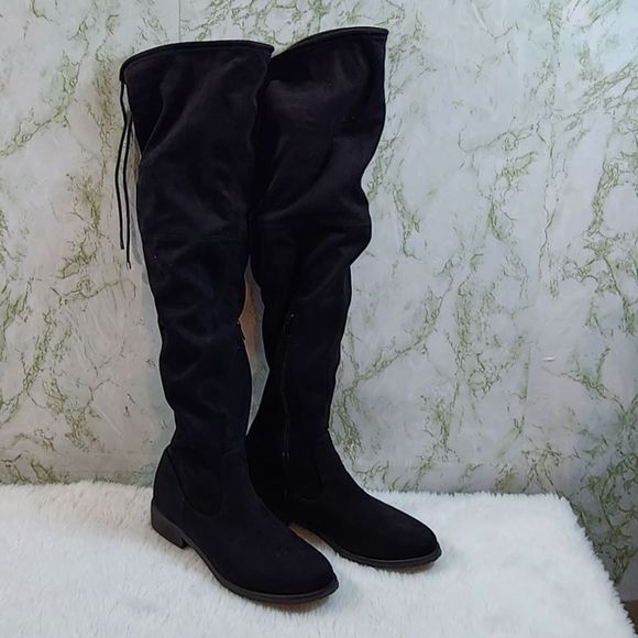 Nine West Shoes - Nine West Suede Look Over The Knee Boots